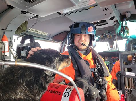 Dramatic Video Shows US Coast Guard Rescue Man, Dog in .